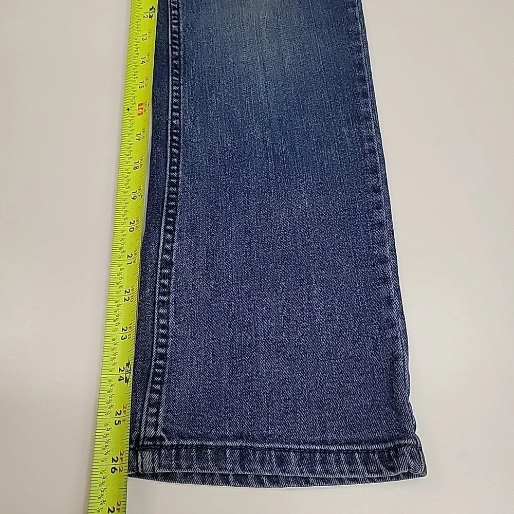 Tommy Hilfiger Boy's Jeans Size 14 Straight Leg Medium‎ Wash Midrise Whiskering